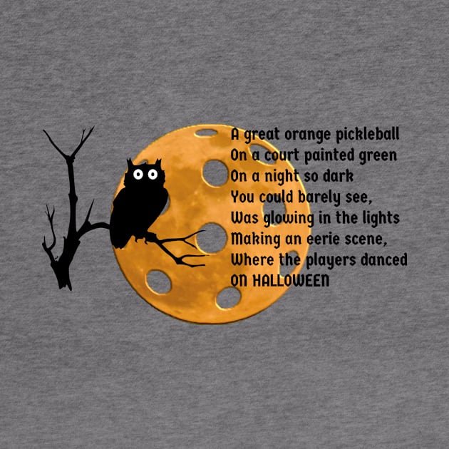 A Halloween Pickleball Poem by numpdog